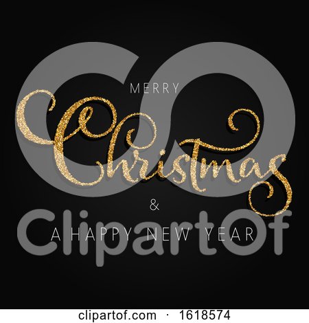 Glittery Christmas and New Year Background by KJ Pargeter