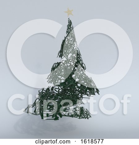 Render of 3D Christmas Tree by KJ Pargeter