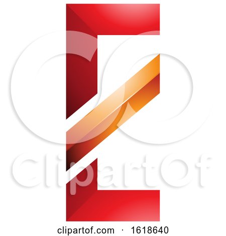 Red and Orange Letter E by cidepix