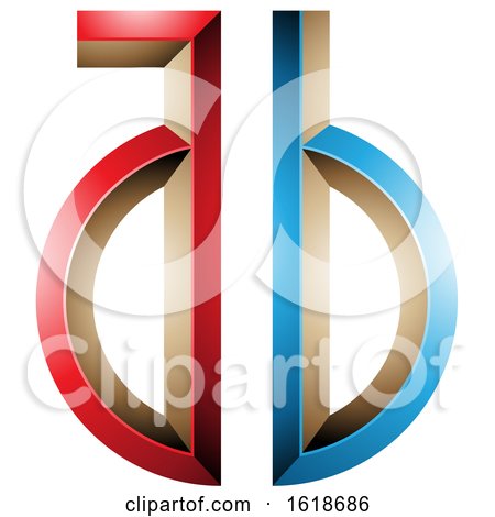Red and Blue Key like Letters a and B by cidepix