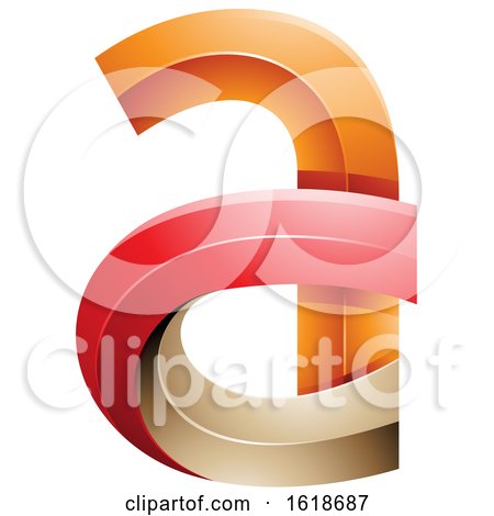 Red and Orange Letter a by cidepix