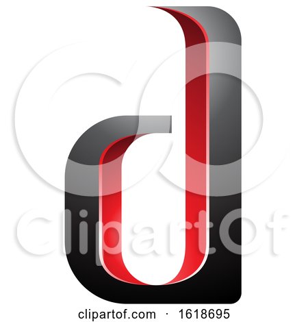 Red and Black Letter D by cidepix