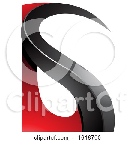 Red and Black Curvy Embossed Letter G by cidepix