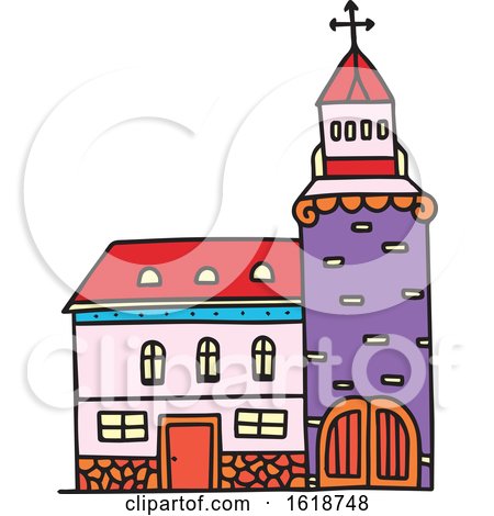 Colorful Building by Cherie Reve