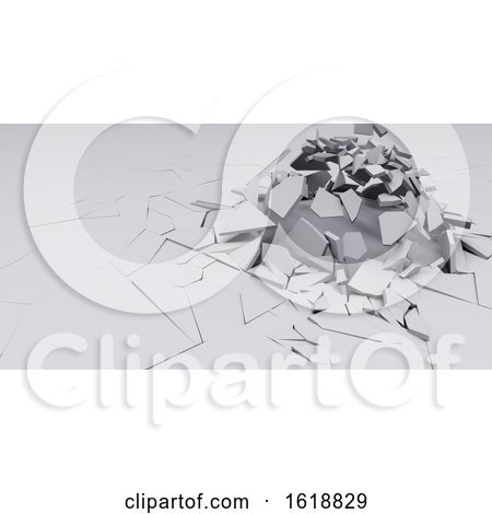 3D Shatter Abstract Wallpaper Background by KJ Pargeter