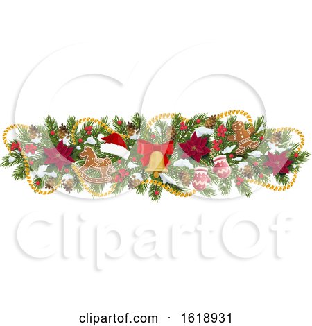 Christmas Border Design Element by Vector Tradition SM