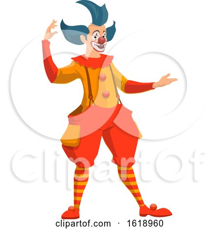 Circus Clown by Vector Tradition SM