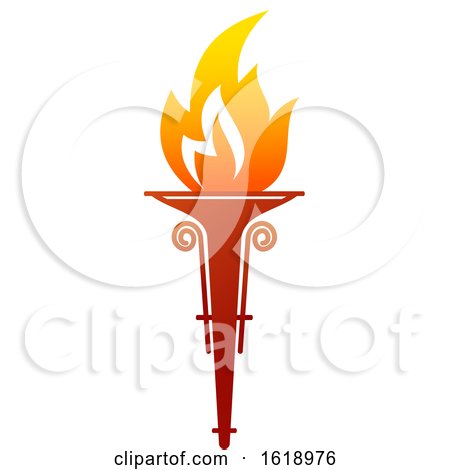 Flaming Torch by Vector Tradition SM