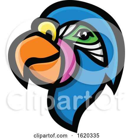 Parrot Mascot Head by patrimonio