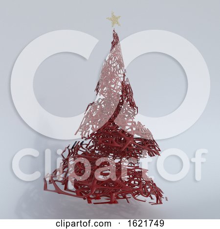 Render of 3D Christmas Tree by KJ Pargeter