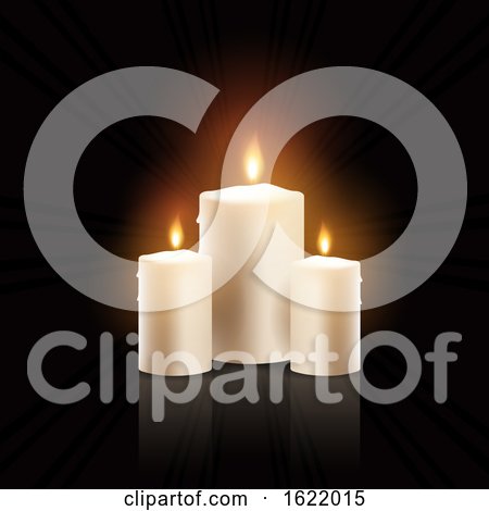 Candle Background by KJ Pargeter