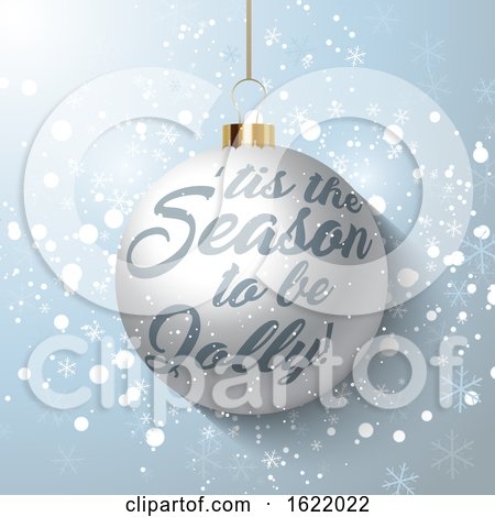 Christmas Bauble Background by KJ Pargeter