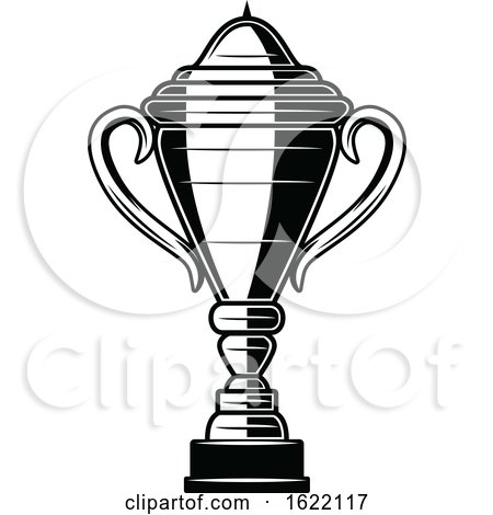 Black and White Hockey Trophy by Vector Tradition SM