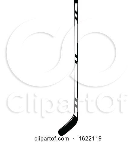 Black and White Hockey Stick by Vector Tradition SM