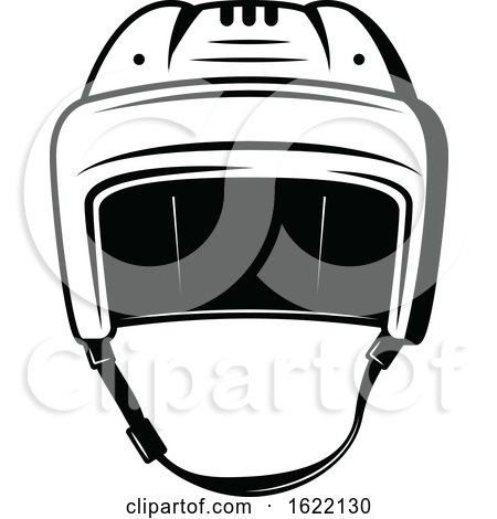 Black and White Hockey Mask by Vector Tradition SM