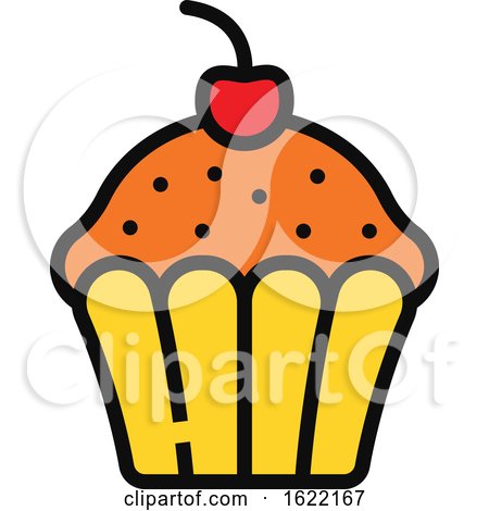 Cupcake Food Icon by Vector Tradition SM