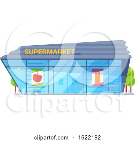 Super Market Store Front by Vector Tradition SM