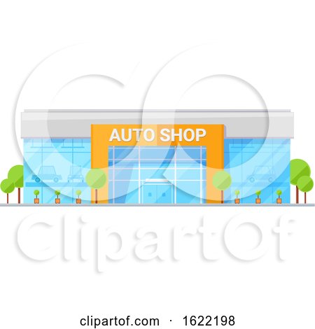 Auto Shop Store Front by Vector Tradition SM