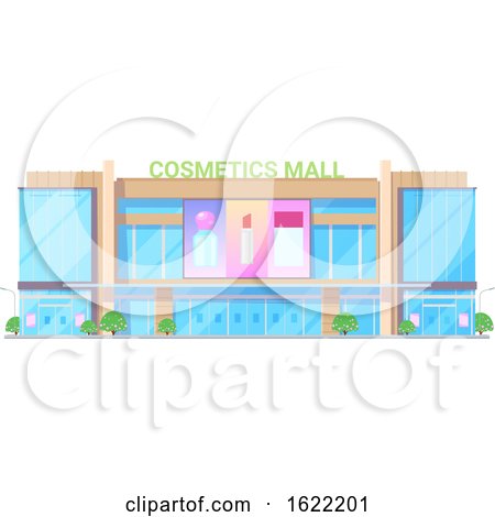 Cosmetics Mall Store Front by Vector Tradition SM