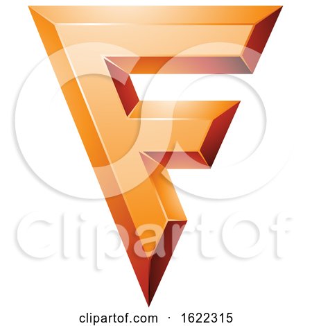 Orange Letter F by cidepix
