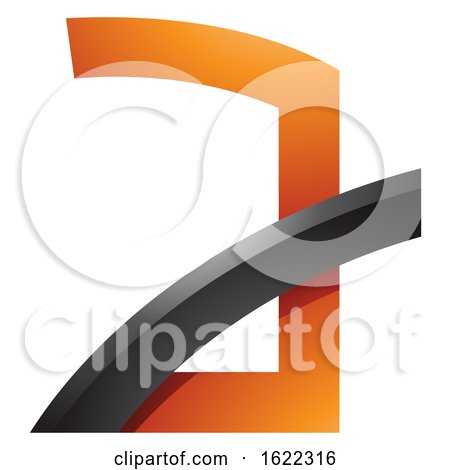 Orange Letter a with a Black Glossy Stick by cidepix