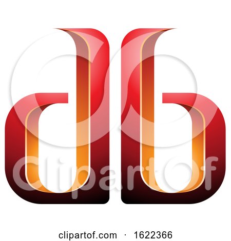 Red and Orange Double Sided D and B by cidepix