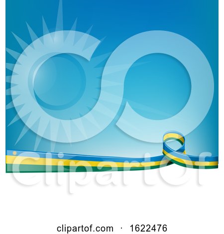 Rwanda Flag Background by Domenico Condello