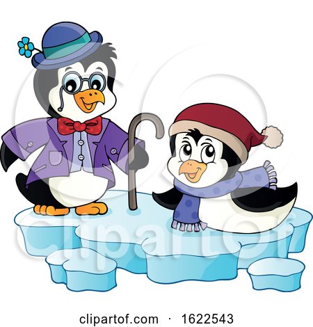 Winter Penguins by visekart