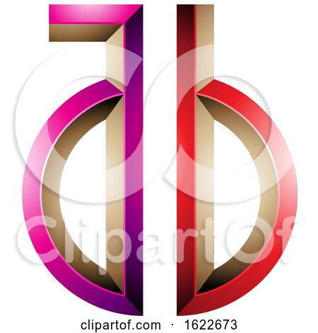 Magenta and Red Key like Letters a and B by cidepix