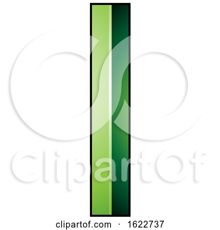 Green Embossed Letter a with a Dark Outline by cidepix