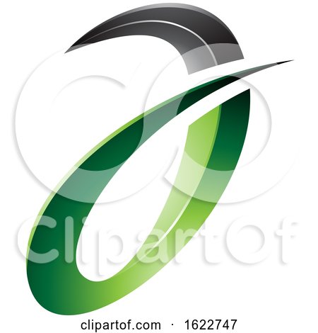 Green and Black Letter a by cidepix