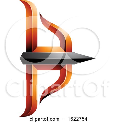Orange and Black Bow and Arrow by cidepix
