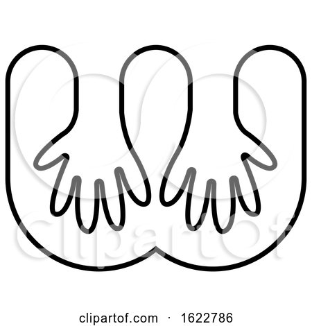 Gloves or Hands in Letter W by Lal Perera