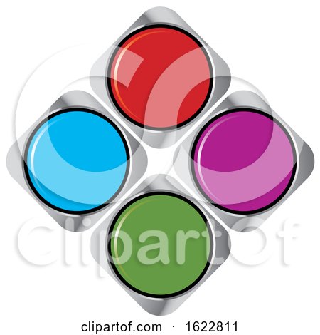 Colorful Buttons by Lal Perera