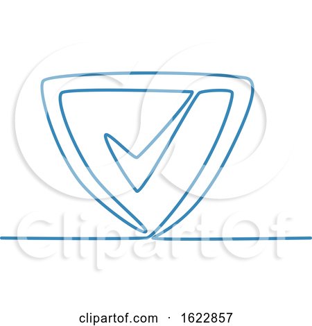 Shield with Checkmark by patrimonio