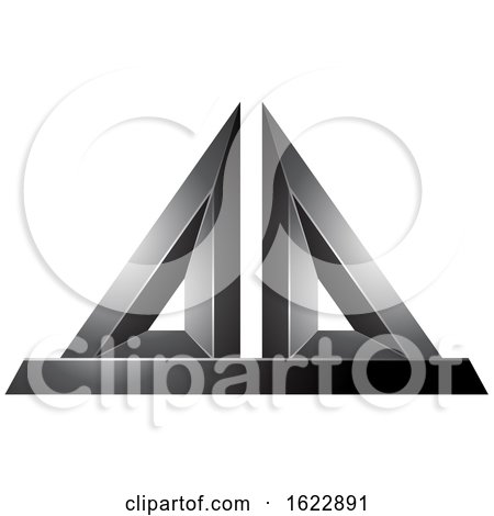 Black 3d Pyramid by cidepix