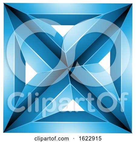 Blue Square by cidepix