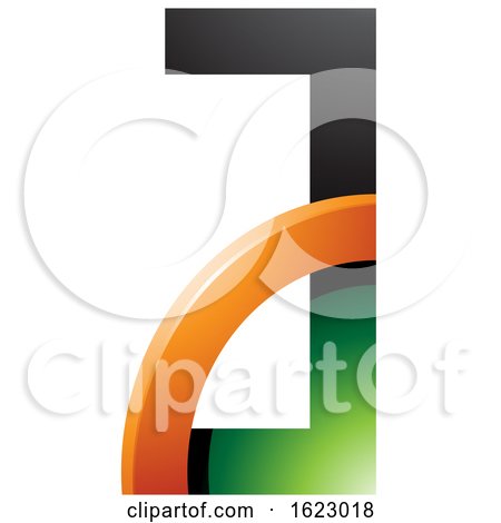Green and Orange Letter a by cidepix