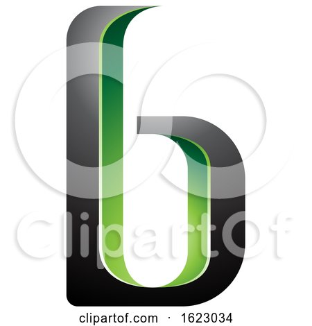 Green and Black Letter B by cidepix