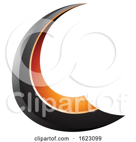 Black and Orange Flying Letter C by cidepix