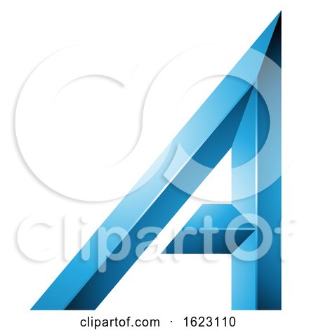 Blue Letter a by cidepix