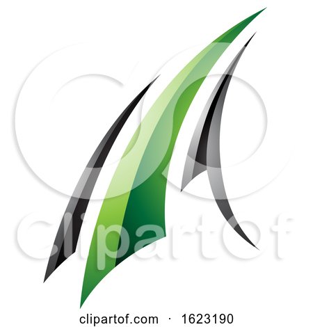 Black and Green Flying Letter a by cidepix