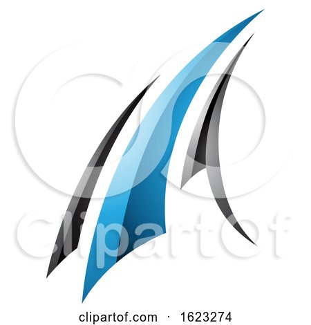 Black and Blue Flying Letter a by cidepix