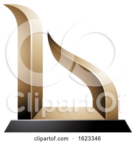 Beige or Gold and Black Bow like Letter B by cidepix