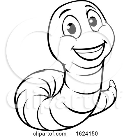 Caterpillar Cartoon Character by AtStockIllustration #1624150