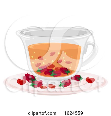 Canada Rose Tea Illustration by BNP Design Studio