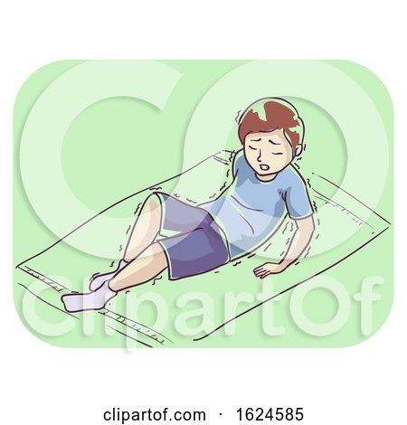 Kid Boy Symptom Cant Stand Illustration by BNP Design Studio