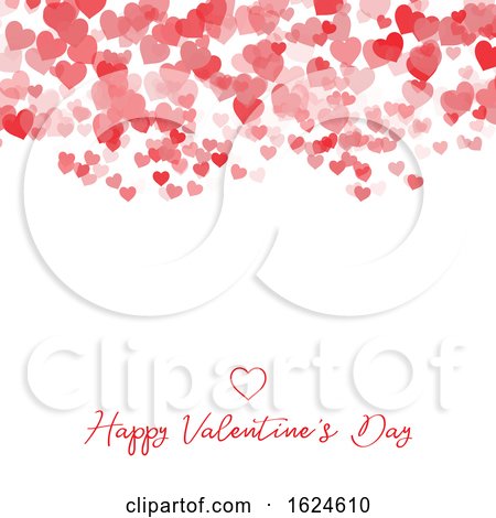 Decorative Valentine's Day Heart Background by KJ Pargeter