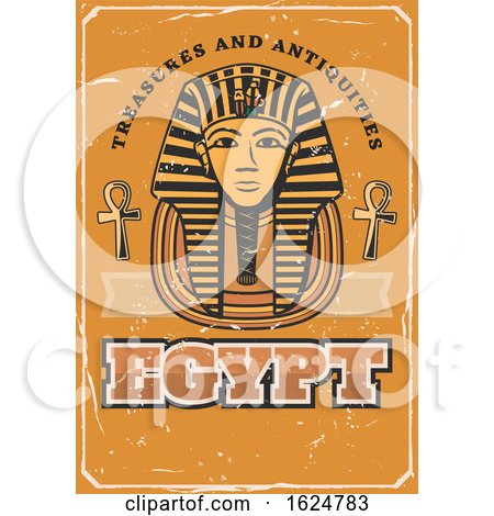 Treasures and Antiquities Egypt Design by Vector Tradition SM