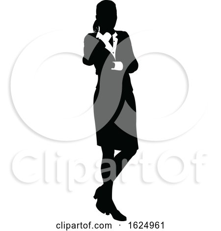 Business Person Silhouette by AtStockIllustration